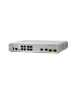 WS-C2960CX-8PCL-RF Cisco 2960CX-8PC-L 8-Ports 10/100/1000Base-T RJ-45 PoE+ USB Manageable Layer2 Desktop, Rack-mountable and Wall Mountable Switch with 2x Gigabit Ethernet Uplink Ports and 2x SFP Ports (Refurbished)