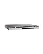 WS-C3850-12S Cisco Catalyst 3850 12-Ports SFP Manageable Layer3 Rack-mountable 1U Stackable Modular Switch with 1x Network Interface Module (NIM) (Refurbished)