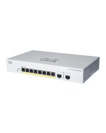 CBS220-8P-E-2G-EU Cisco Business CBS220-8P-E-2G Ethernet Switch - 8 Ports - Manageable - 2 Layer Supported - Modular - 2 SFP Slots - 8.20 W Power Consumption - 65 W PoE Budget - Optical Fiber, Twisted Pair - PoE Ports  (Refurbished)