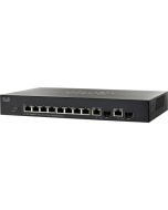 SF302-08MPPK9NA-RF Cisco SF302-08MPP 8-Ports 10/100 Max PoE+ Managed Switch (Refurbished)
