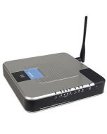 WRTU54G-TM-PB-R Linksys 54Mbps 4-Ports 802.11g Wireless-G Broadband Router with 2 Phone Ports (Refurbished)