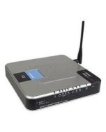 WRTU54G-TM-OB Linksys 54Mbps 4-Ports 802.11g Wireless-G Broadband Router with 2 Phone Ports (Refurbished)