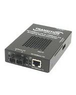 SBFTF1016-105 Transition 10/100Base-TX (RJ-45) to 100Base-FX 1310 NM Single-Mode (SC) 60 Kilometers/37.3 Miles for 10/100 Bridging Stand-Alone Media Converters