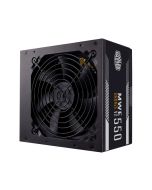 MPE-5501-ACAAW-BBR Cooler Master MWE 550-Watts 100-240V AC 8-4A 50-60Hz 80-Plus Bronze ATX Power Supply