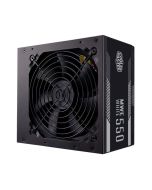 MPE-5501-ACAAW-WO Cooler Master MWE White 550-Watts 100-240V AC 8-4A 50-60Hz 80-Plus Standard ATX Power Supply