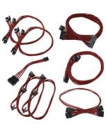 100-CR-0650-B9 GS (550/650) Red Power Supply Cable Set (Individually Sleeved)