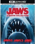 Jaws: 3-Movie Collection [New 4K UHD Blu-ray] With Blu-Ray, 4K Mastering, Digi