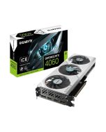 GIGABYTE GeForce RTX 4060 EAGLE OC ICE 8G Graphics Card (3x WINDFORCE Fans, 8GB GDDR6)