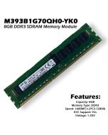 Samsung M393B1G70QH0-YK0 8GB PC3-12800 DDR3-1600MT/s 1RX4 ECC Memory