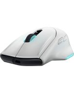 Alienware - Wireless Gaming Mouse AW620M - Lunar Light