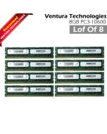 Lot 8 Ventura D3-60MM104SV-999 8x8GB PC3-10600 DDR3-1333 2Rx4 1.5V Memory Module