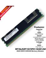 Micron MT36KSF1G72PZ-1G4D1AE 8GB DDR3 PC3-10600 RDIMM 240-Pin Memory Module