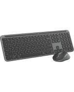 Logitech - MK955 Signature Slim Full-Size Wireless Keyboard and Mouse Combo for