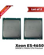 Lot x 2 Intel Xeon E5-4650 8-Core 2.70GHz 20MB Cache 130W CPU Processor SR0QR