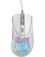 Glorious - Model D 2 Wired Optical RGB Gaming Mouse with 6 Programmable Buttons - White