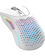 Glorious - Model D 2 Wireless Optical RGB Gaming Mouse with 6 Programmable Buttons -White