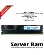 Edge 16GE604R04 16GB PC3-8500 DDR3-1066MHz ECC Reg CL7 240-Pin Server RAM Memory